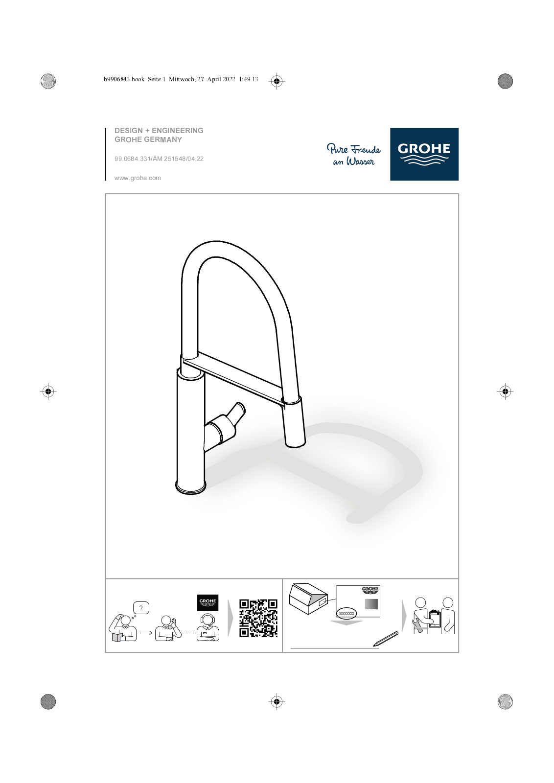 GROHE 30294000, 30294GL0, 30294DC0, 30294DA0, 30294GN0 User guide - ManualMachine.com