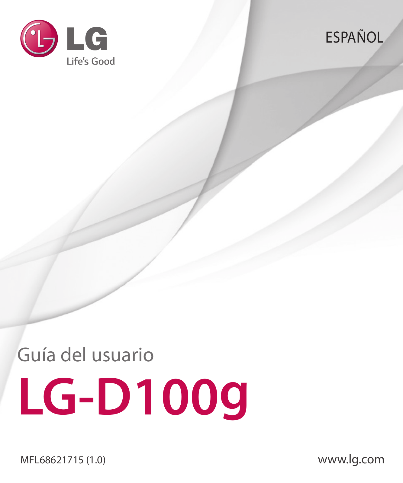 LG LGD100G, LGD100F Owner's manual
