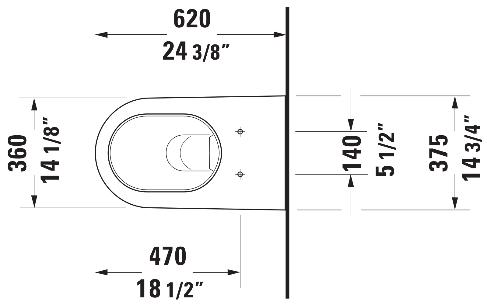 Duravit DRV1910 Dimensions - ManualMachine.com