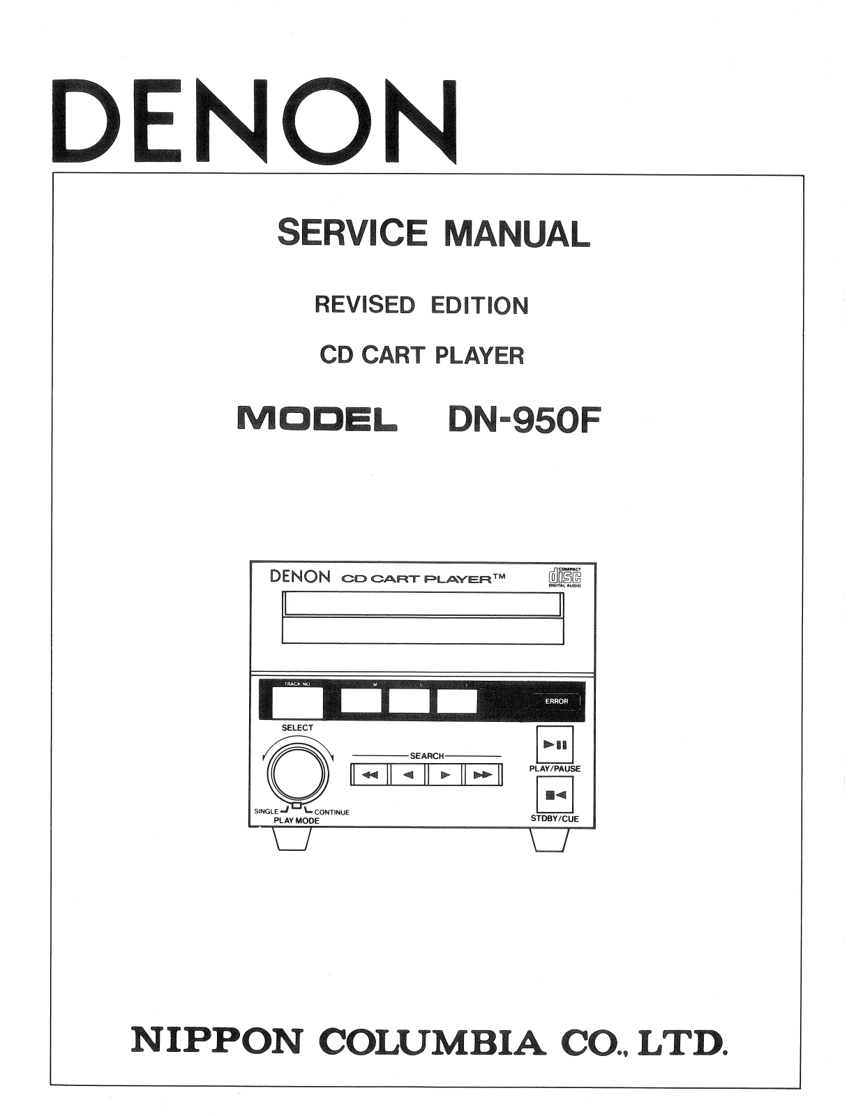Denon DN-950F Service Manual