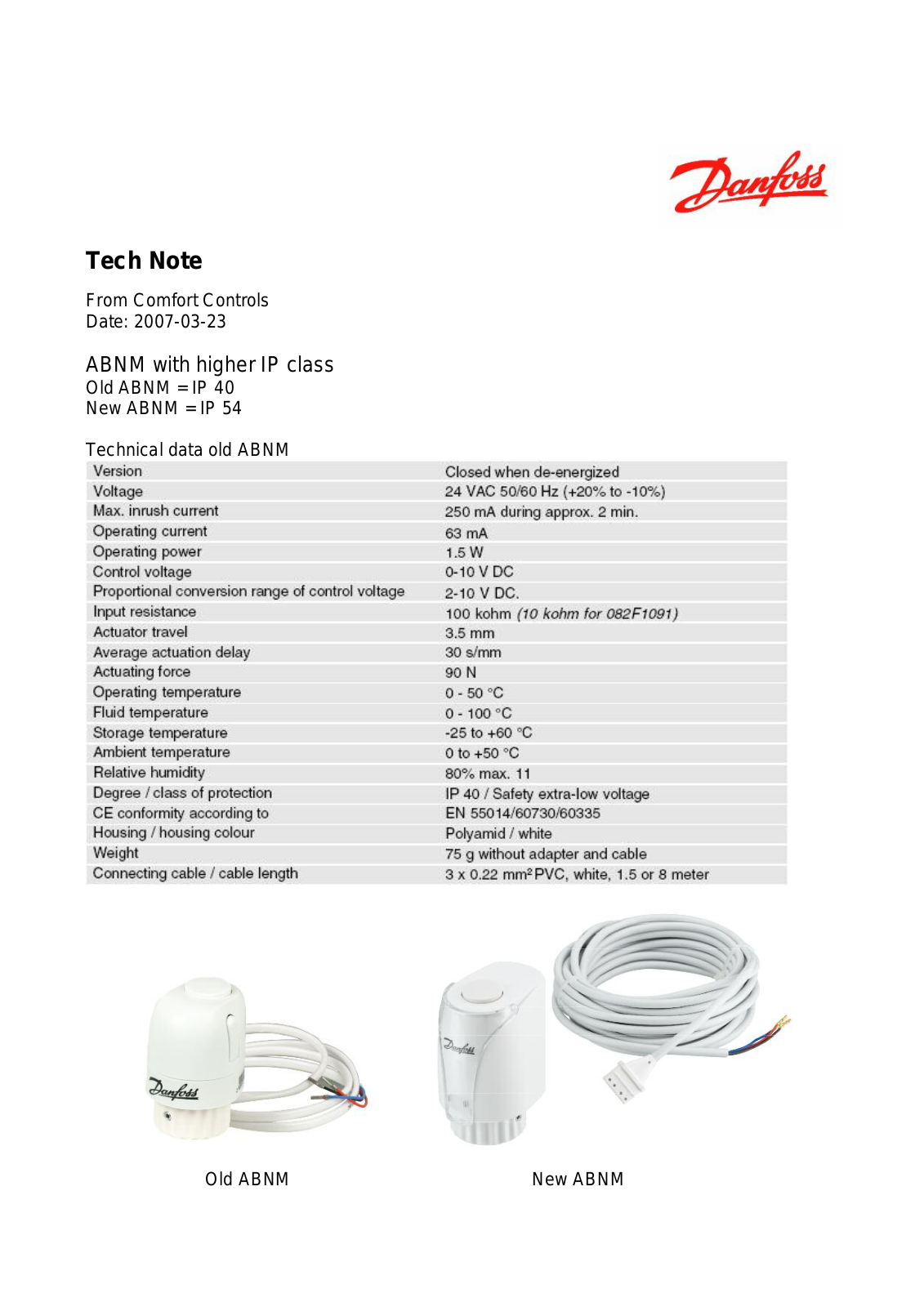 Danfoss ABNM Fact sheet