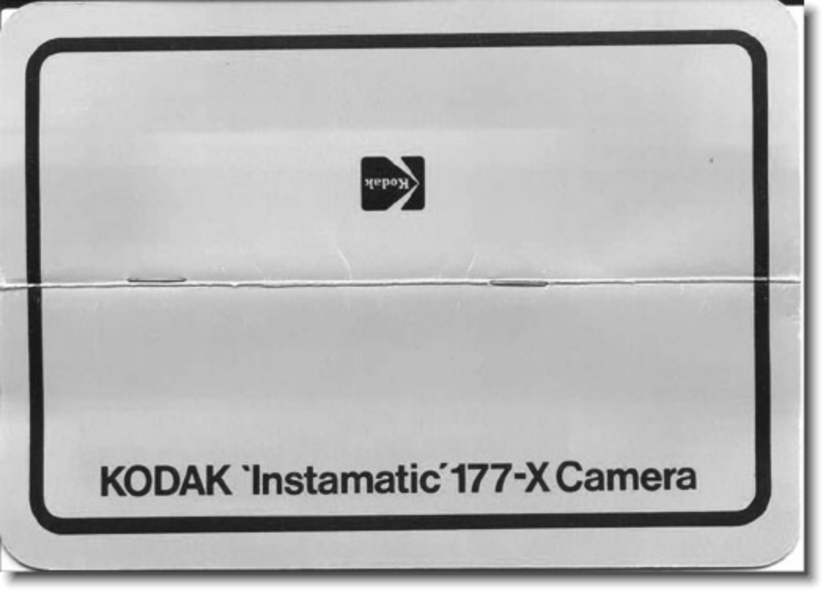 KODAK 177-X Instruction Manual