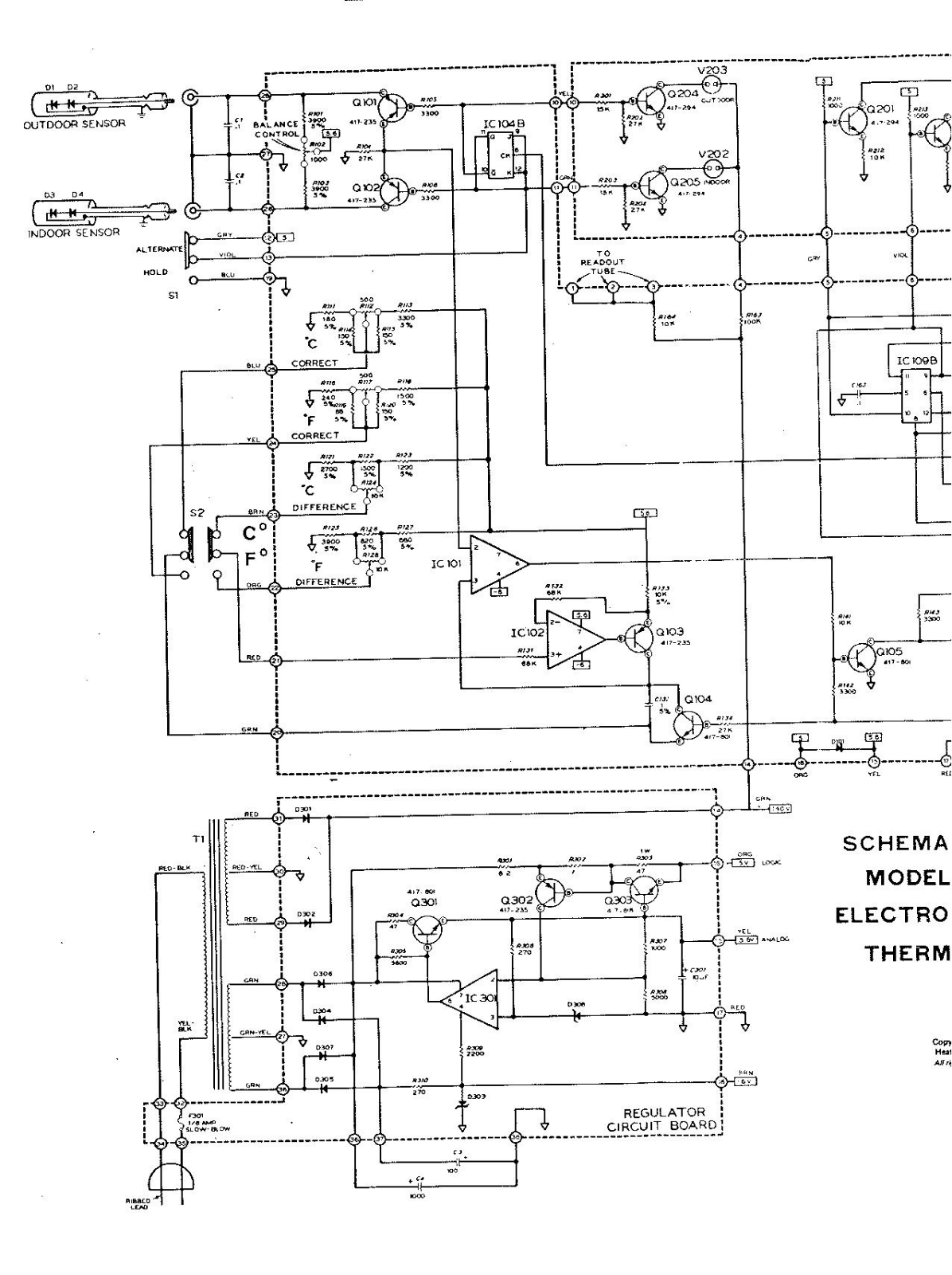 Heathkit ID-1390 Schematic