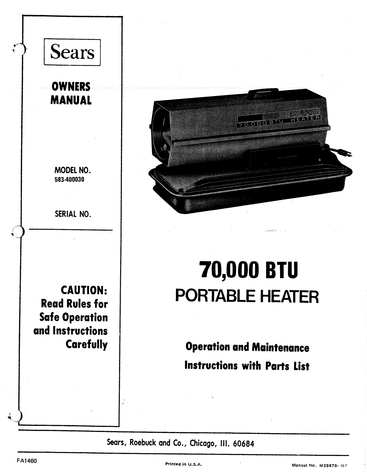 Desa Tech 400030 Owner's Manual