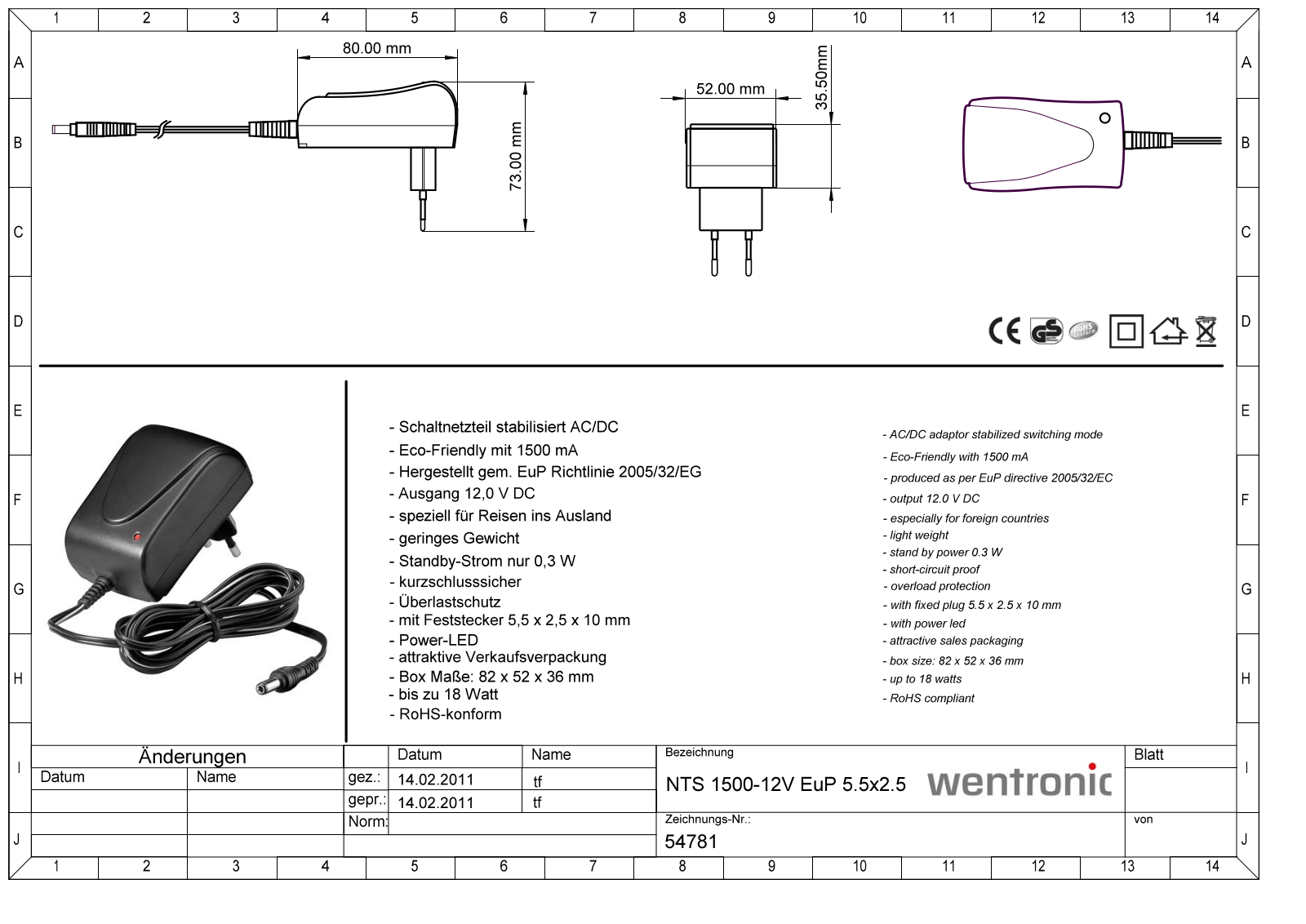 GOOBAY 54781 Datasheet - ManualMachine.com