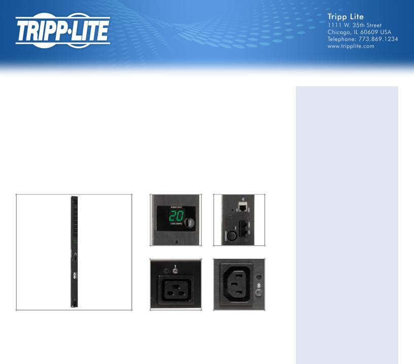 Tripp Lite PDUMV20HVNET2 User Manual