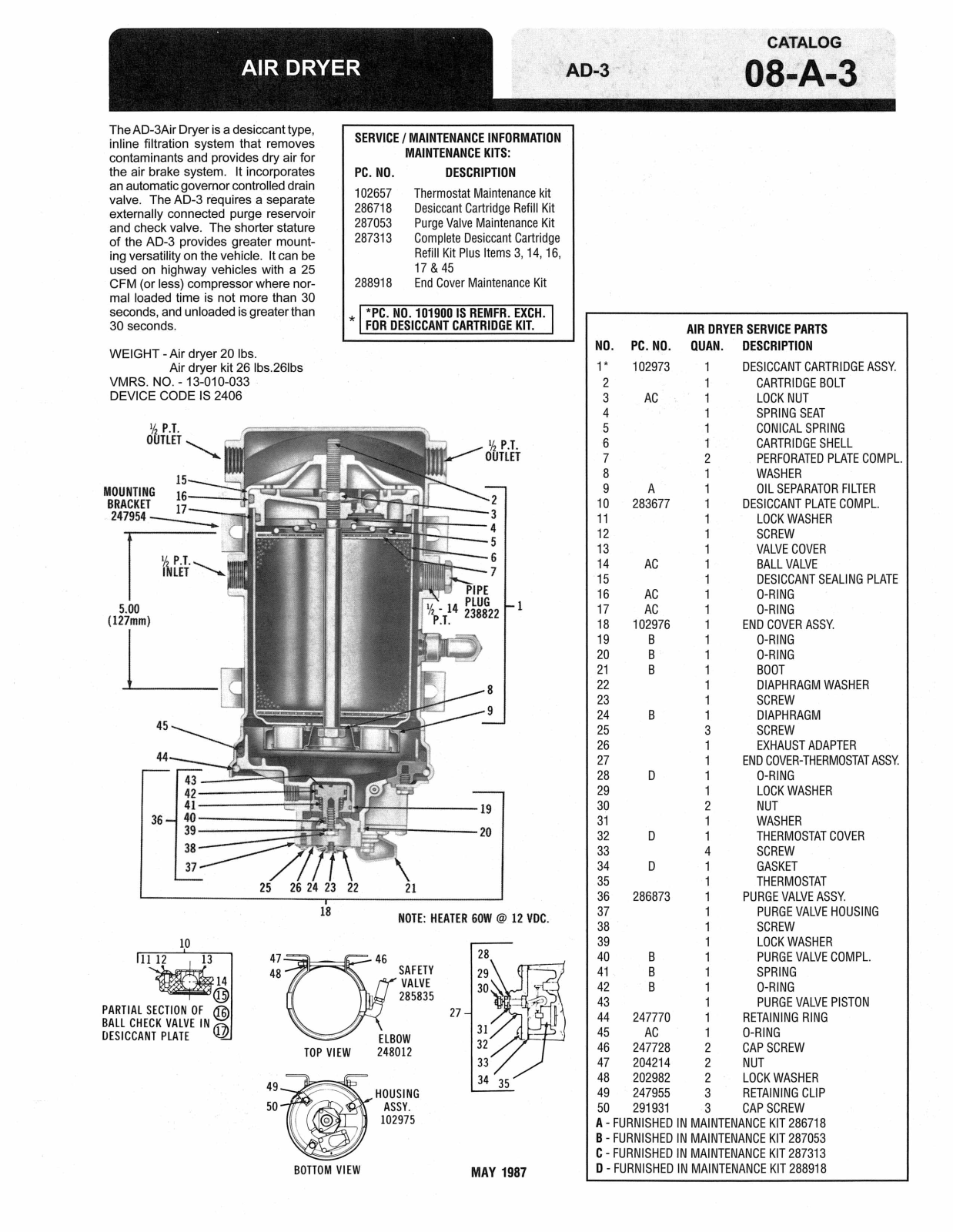 BENDIX 08-A-3 User Manual