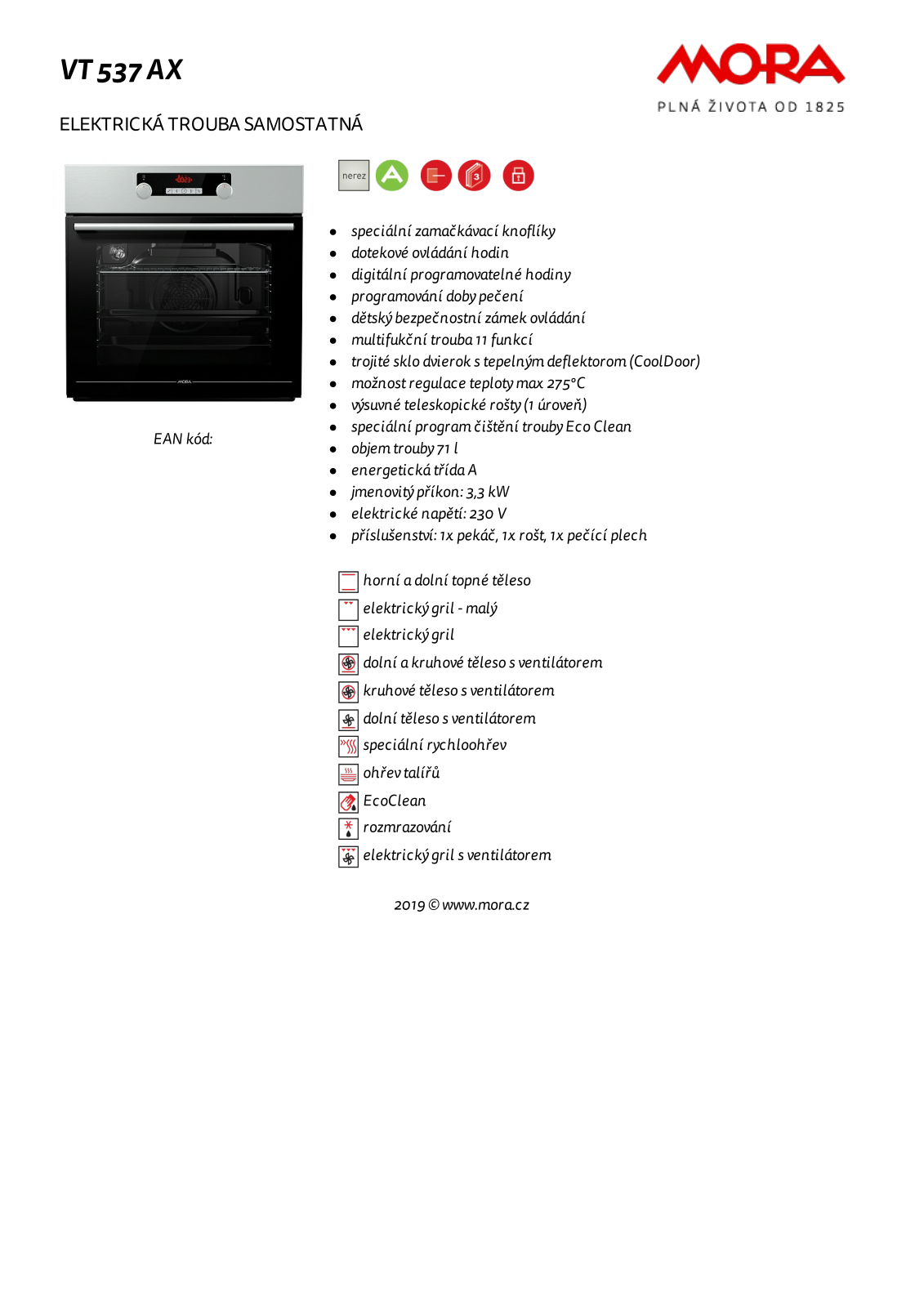 Mora VT 537 AX User Manual