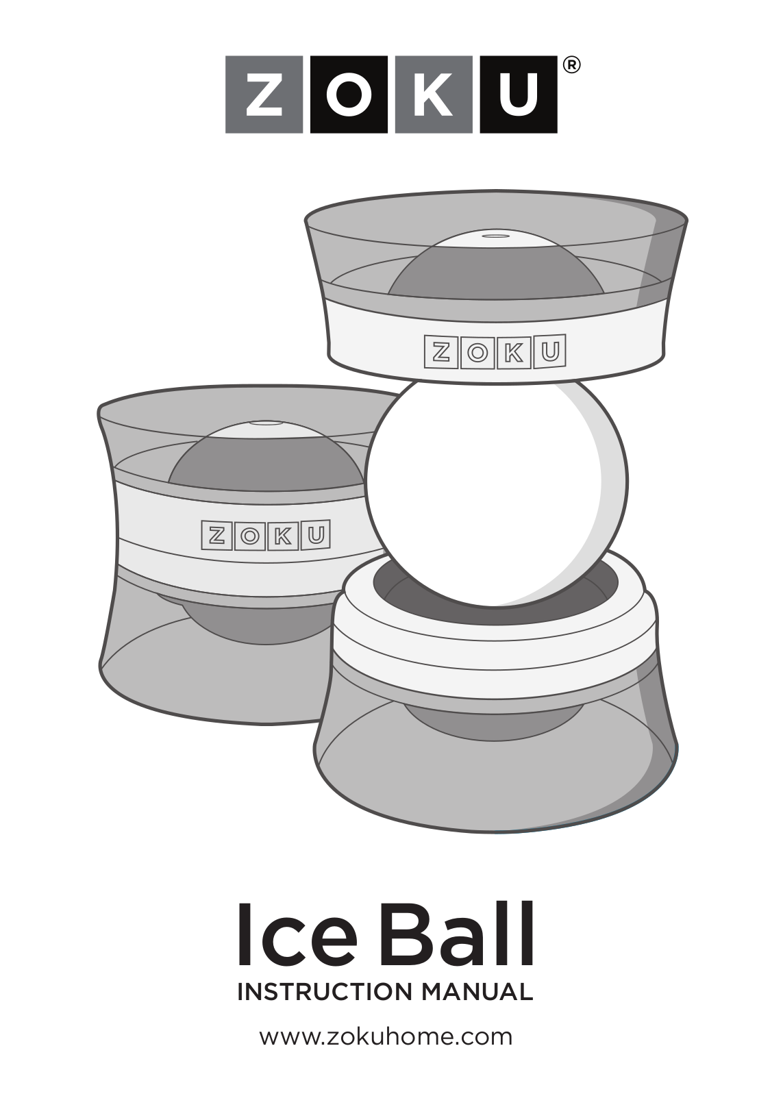 Zoku ICE BALL MOLDS User Manual