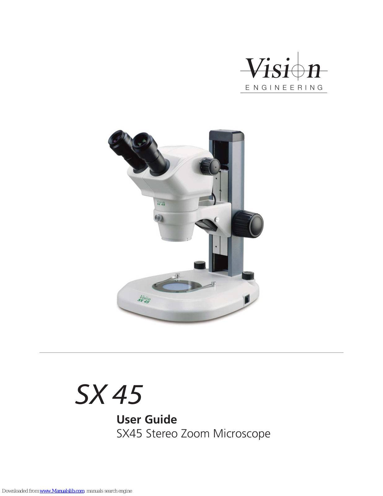 Vision Engineering SX 45 User Manual