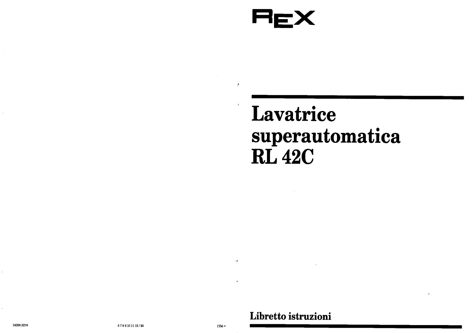 Rex RL42C User Manual