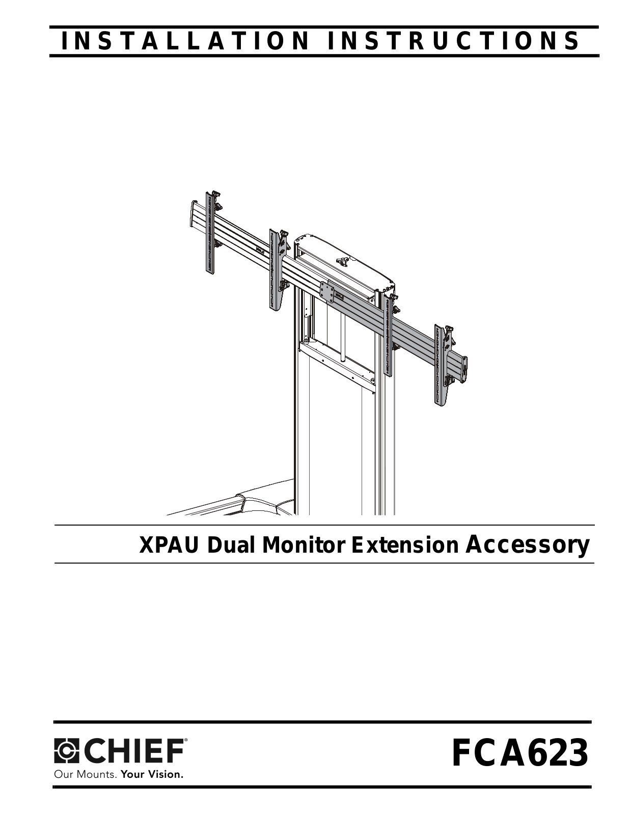 CHIEF FCA623 Installation Instructions Manual - ManualMachine.com