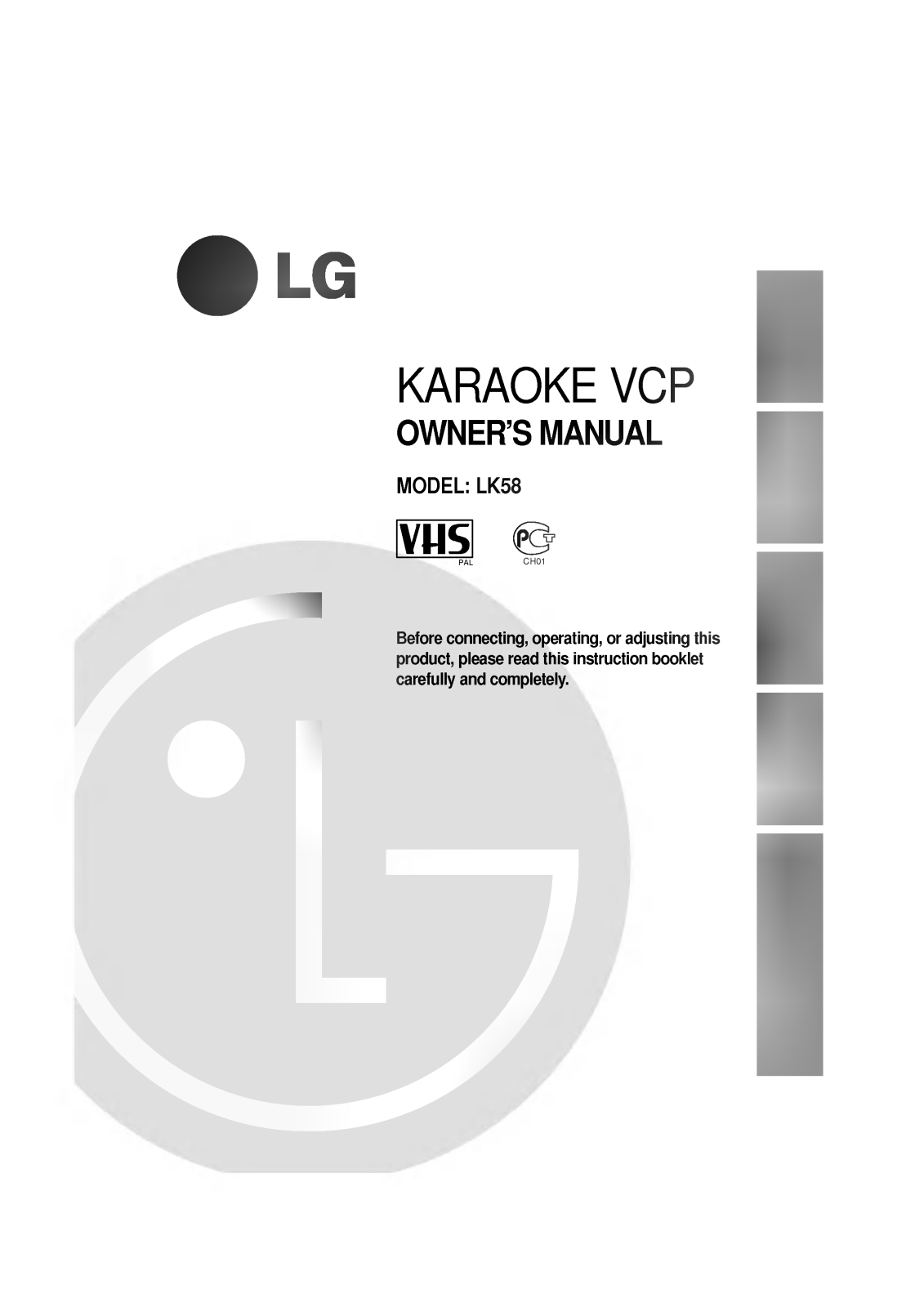 LG WK130W User guide