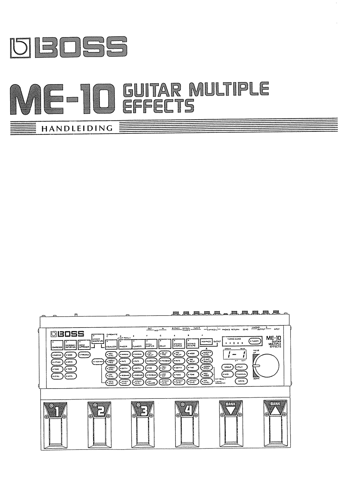 Roland ME-10 User Manual