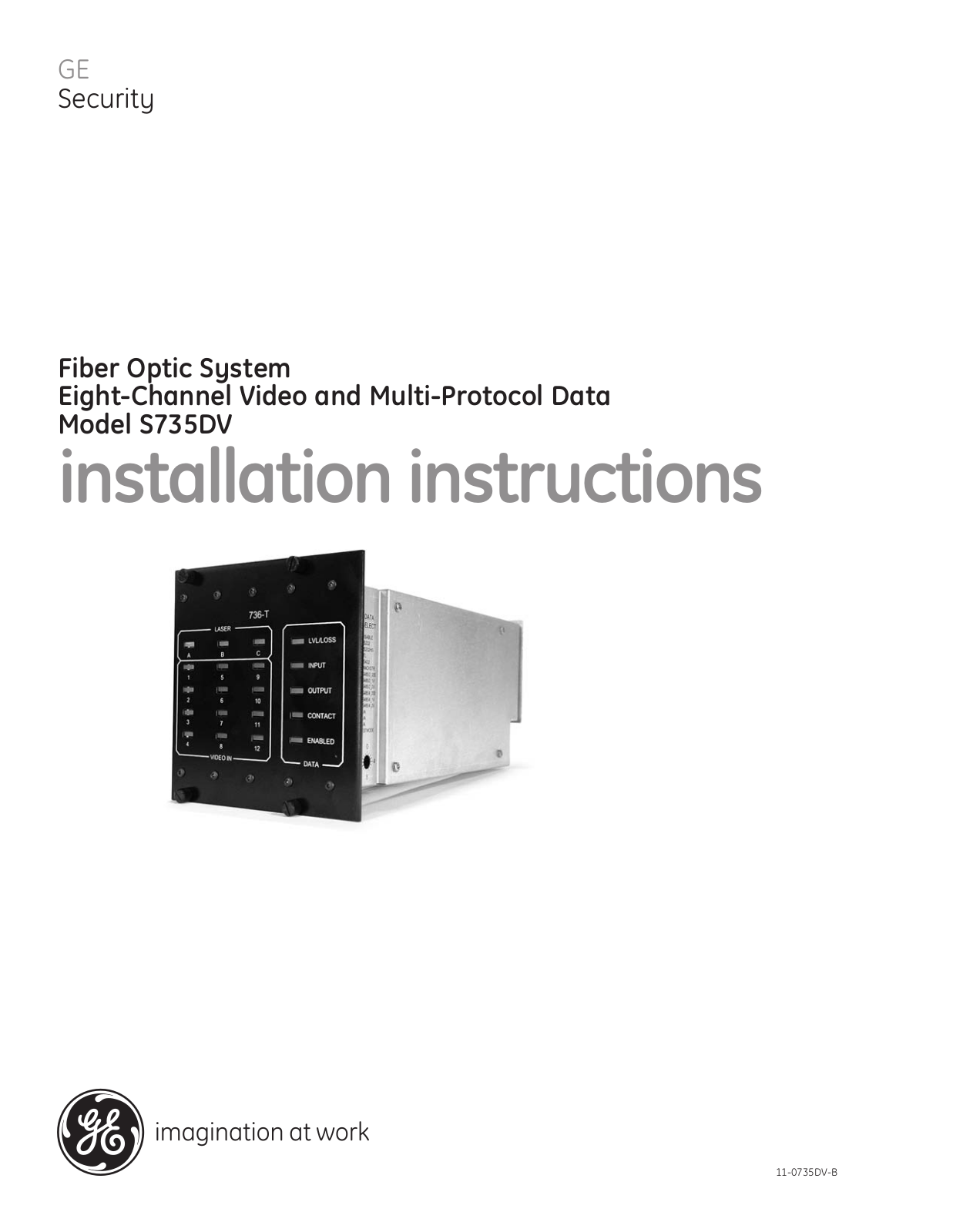 Interlogix S735DVT-RST, S735DVR-RST User Manual