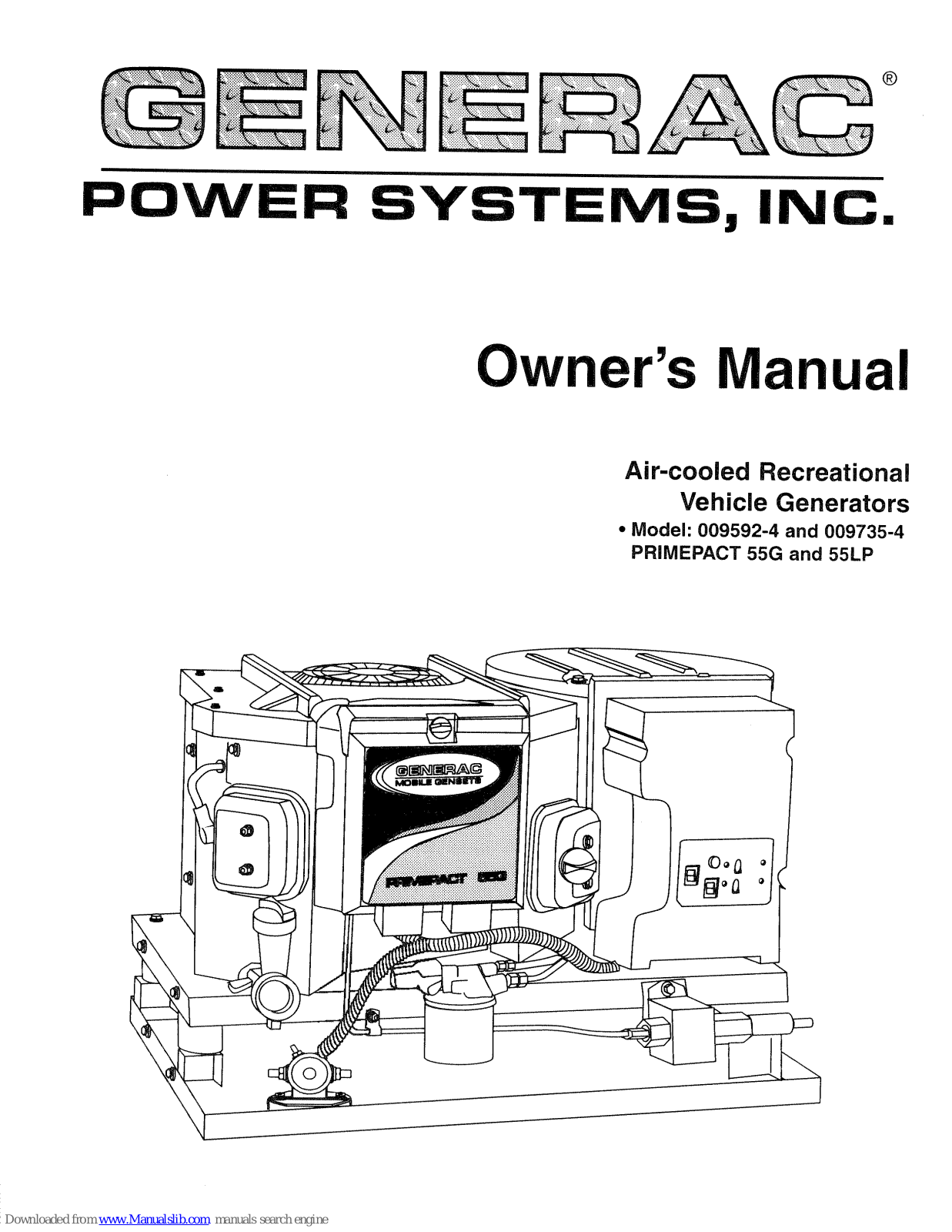 Generac Power Systems IM Series, NP Series, Q-Series, 009592-4, 009735-4 Owner's Manual