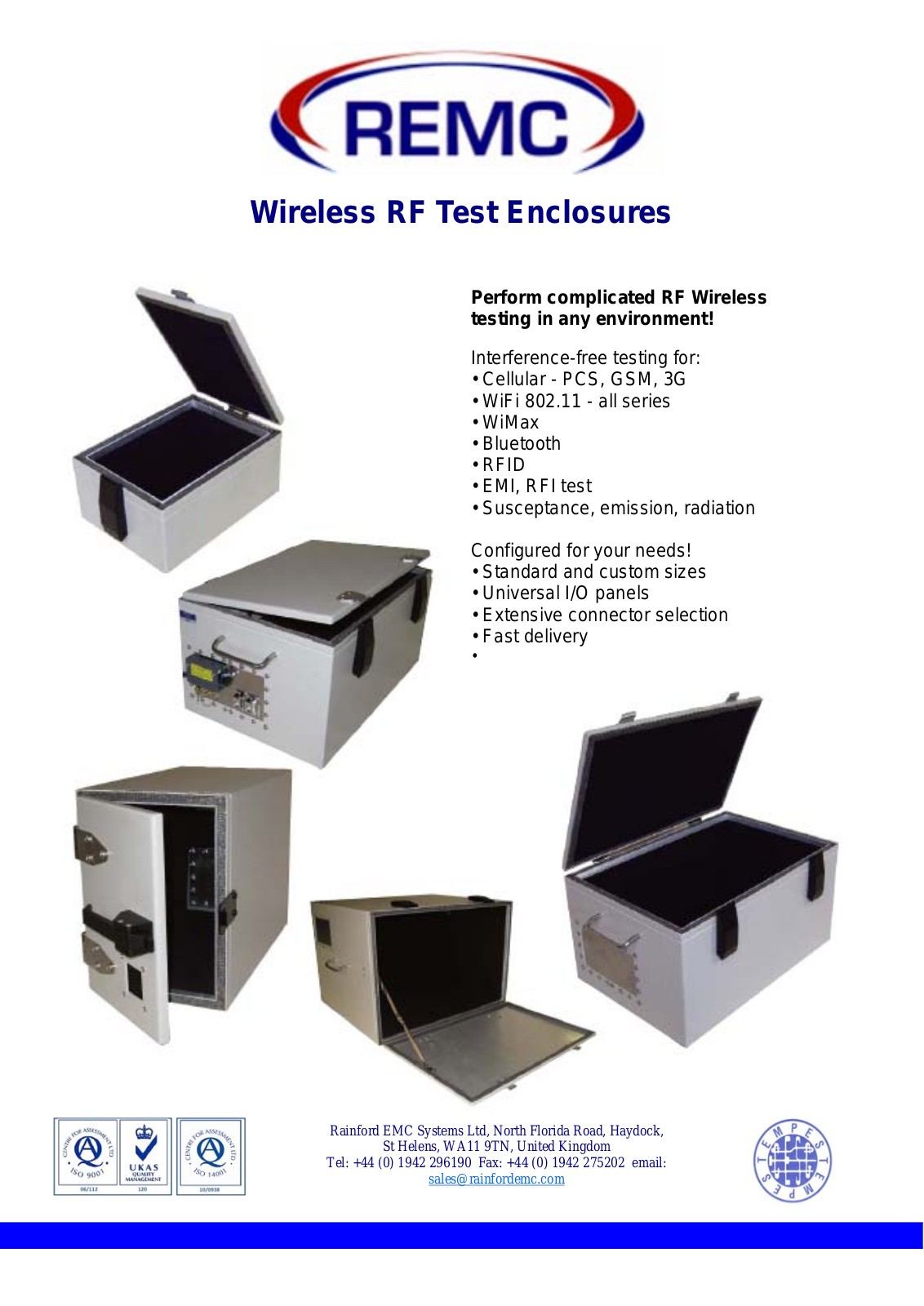 ORBIT FR Portable Test Cells User Manual