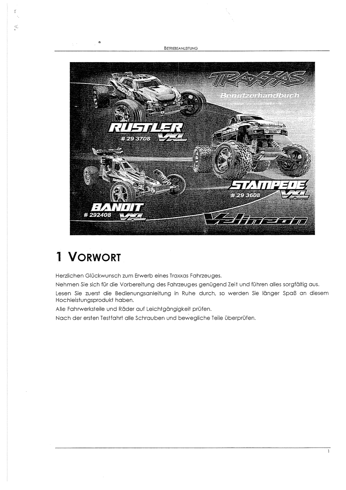 Traxxas 3708, 3608, 2408 User guide - ManualMachine.com