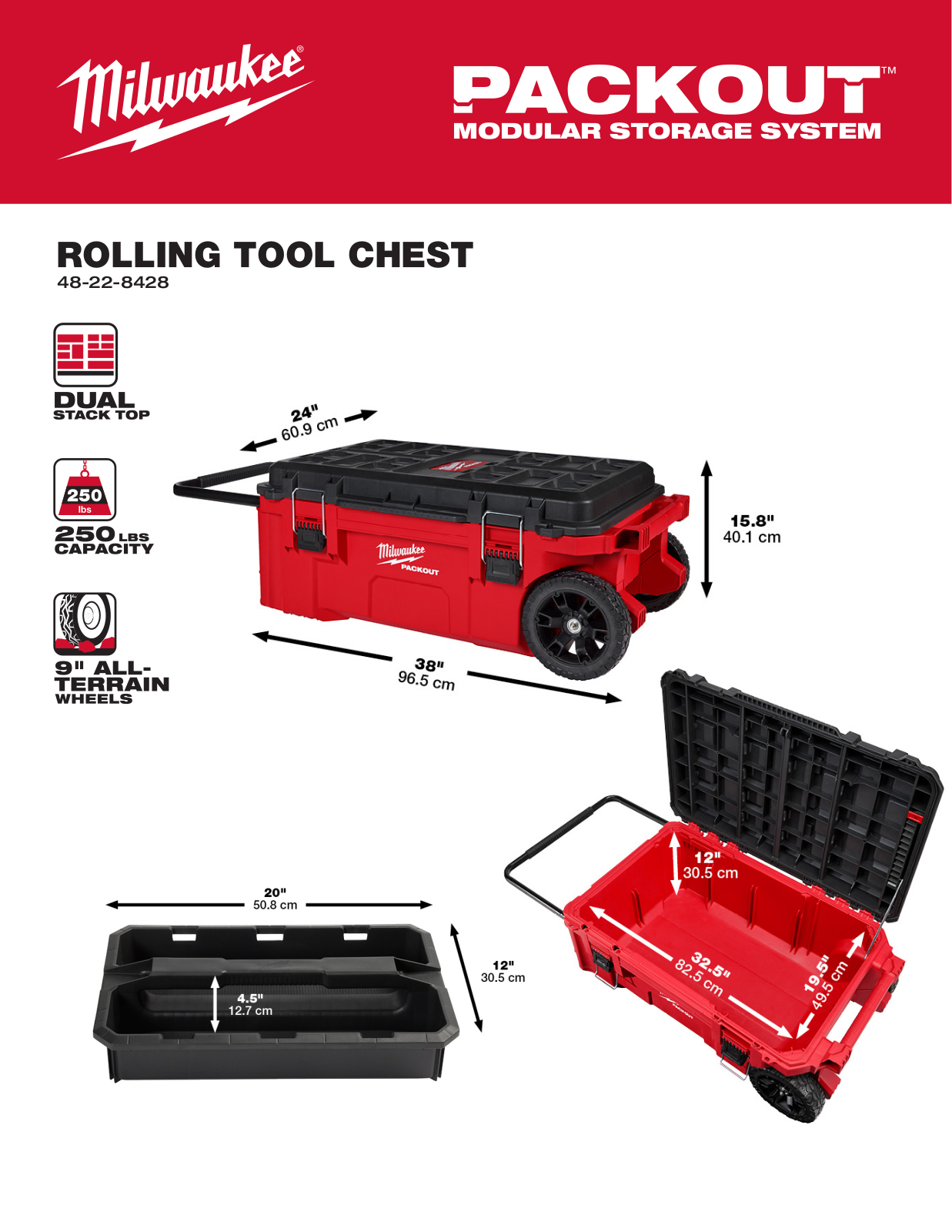 Milwaukee 48-22-9486 Dimensions - ManualMachine.com