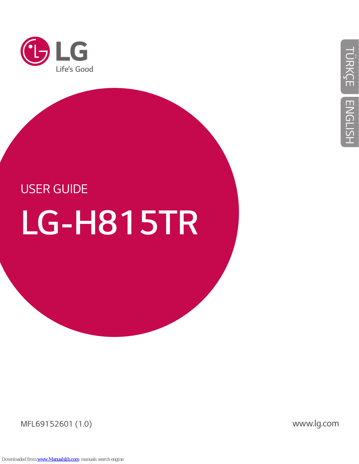 LG LG-H815TR, H542TR User Manual