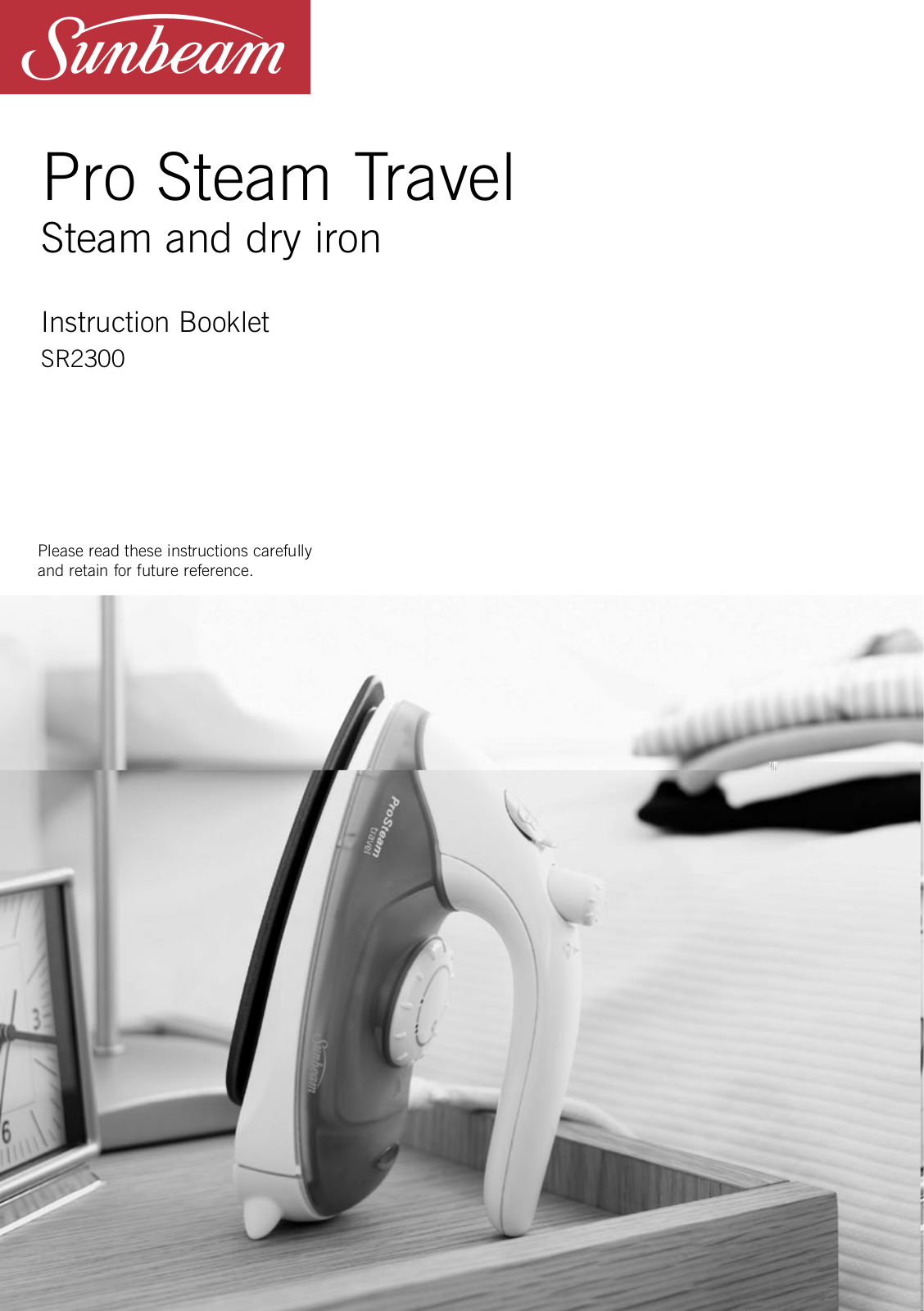 Sunbeam SR2300 User Manual