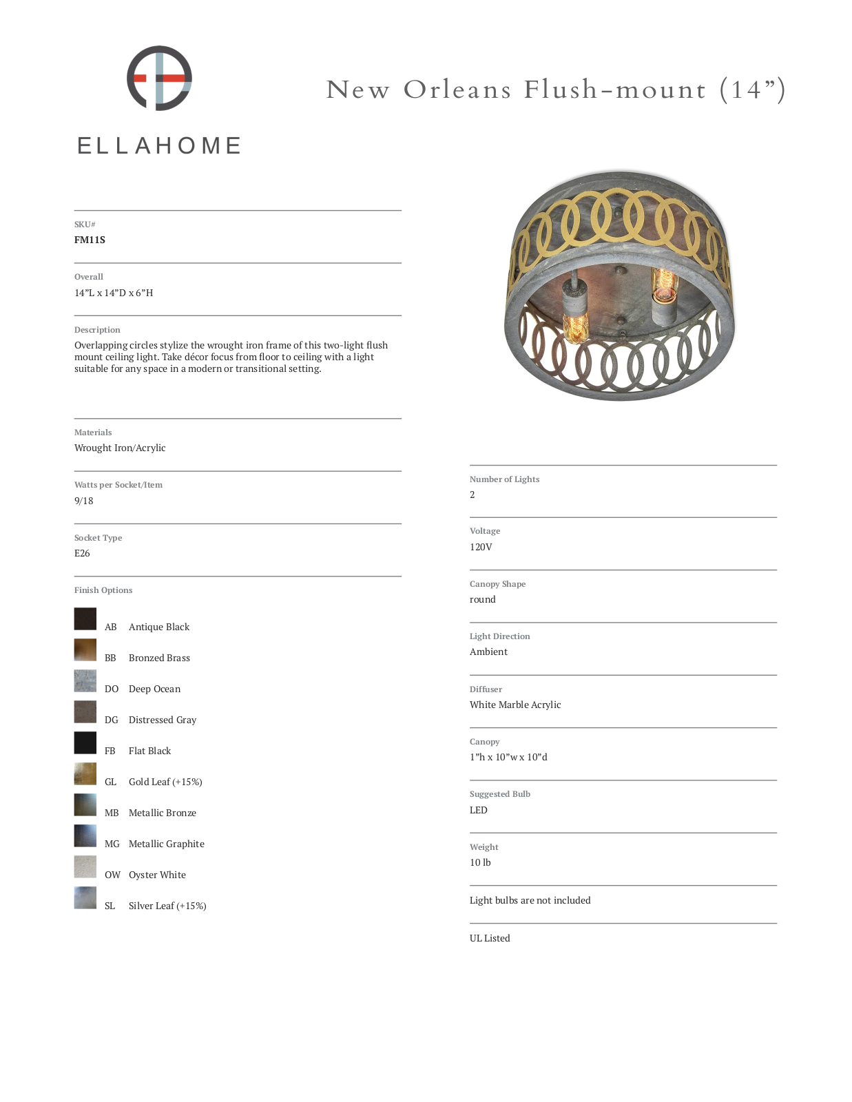 ellahome FRQP1471 Specifications - ManualMachine.com