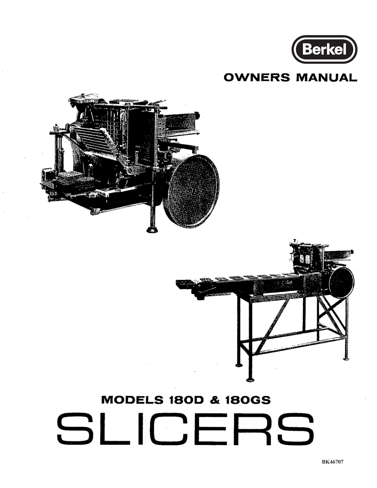 Berkel 180-D Operator’s Manual