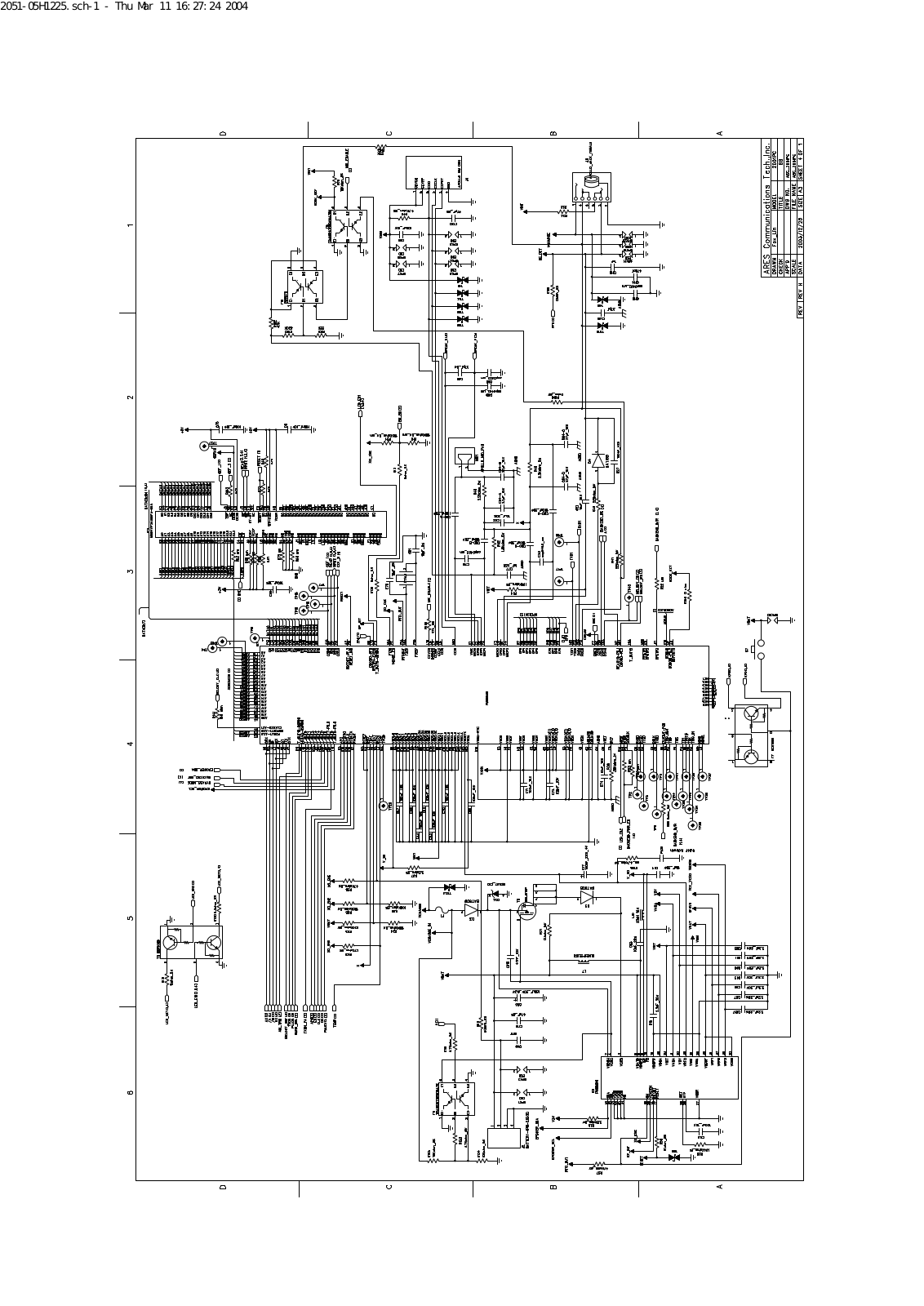 Fly Bird V15, 2051PC Schematics