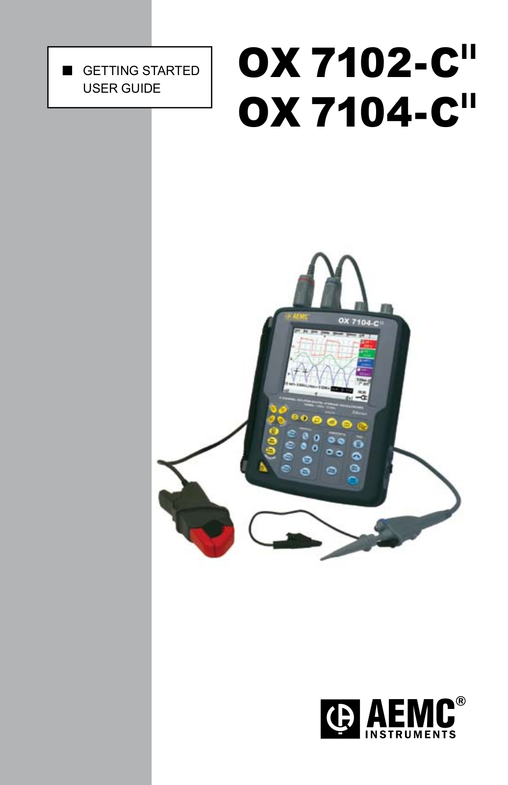 Aemc instruments OX 7104-C, OX 7102-C User Manual