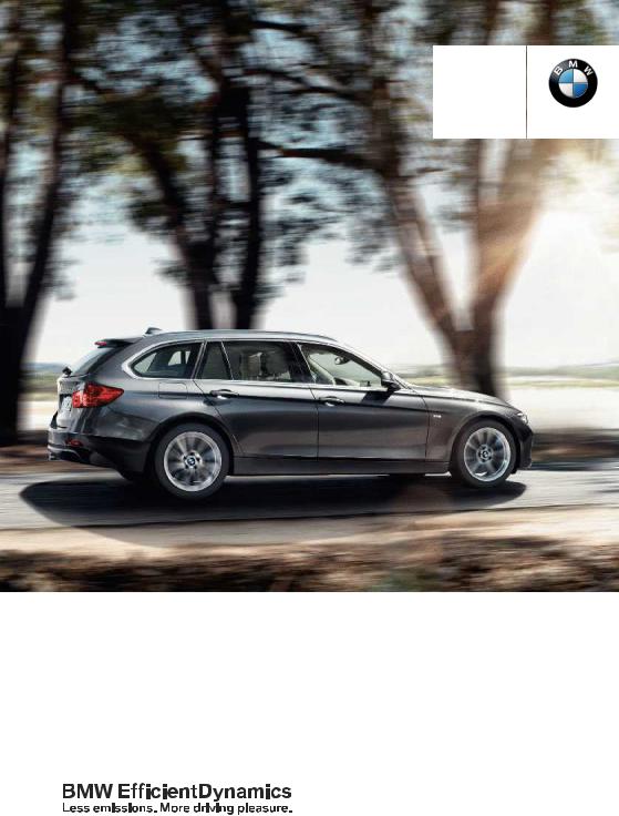 BMW 328i xDrive Sports Wagon 2014, 328d xDrive Sports Wagon 2014 Owner's Manual