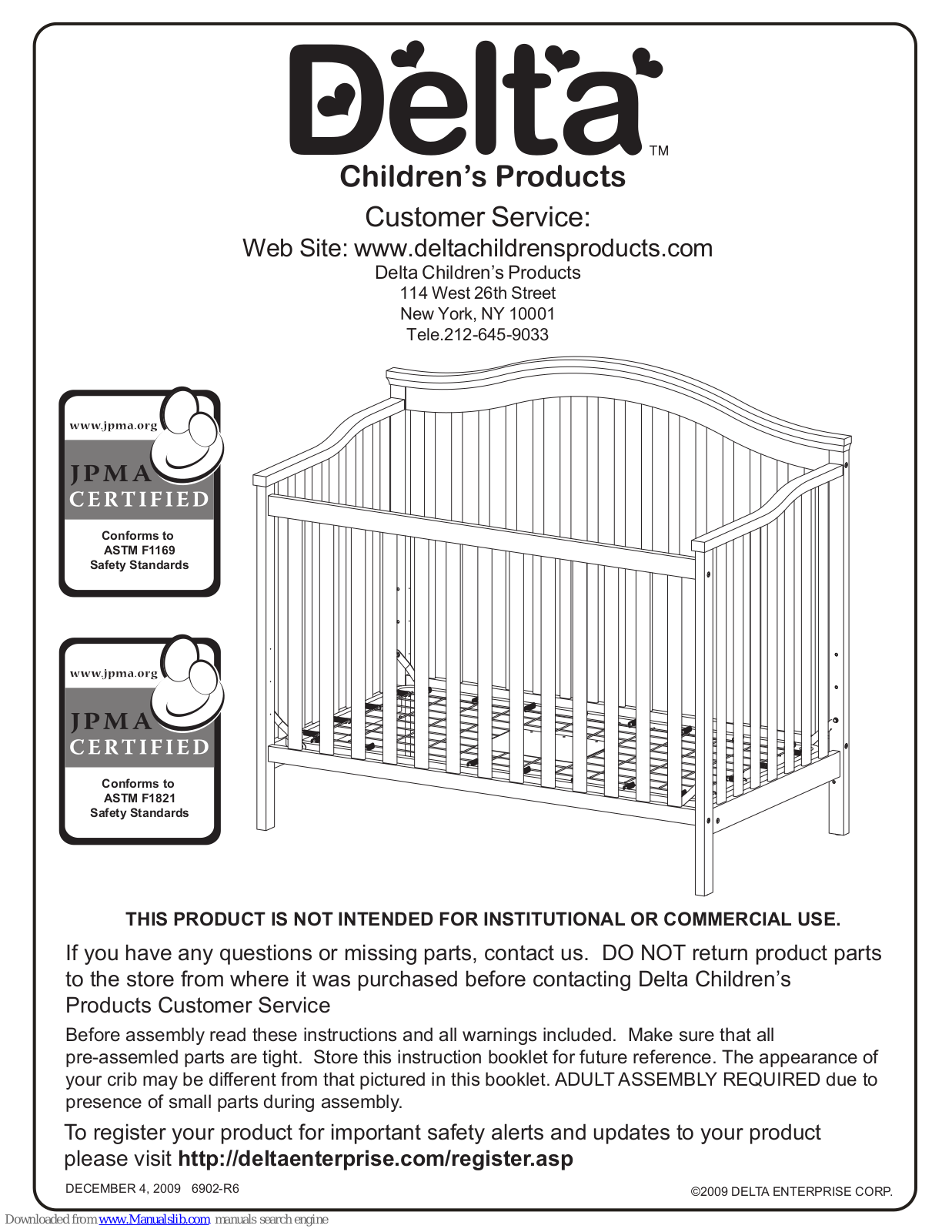 Delta 6902 Instruction Manual