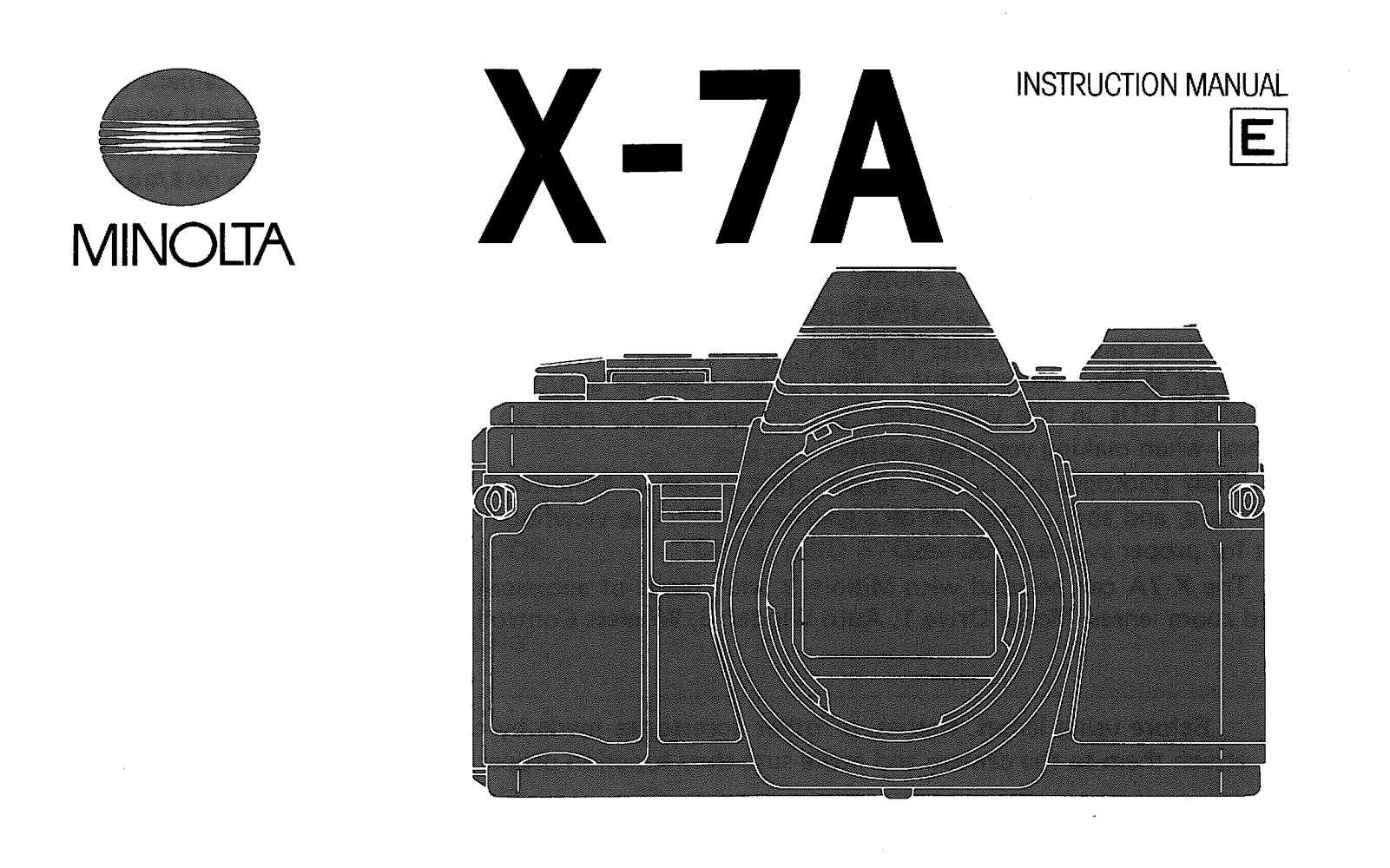 Konica Minolta X-7A User Manual