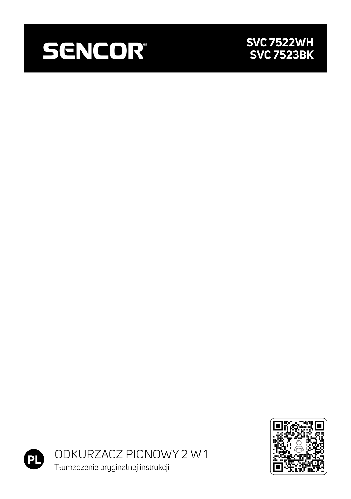 SENCOR SVC 7523BK User guide - ManualMachine.com