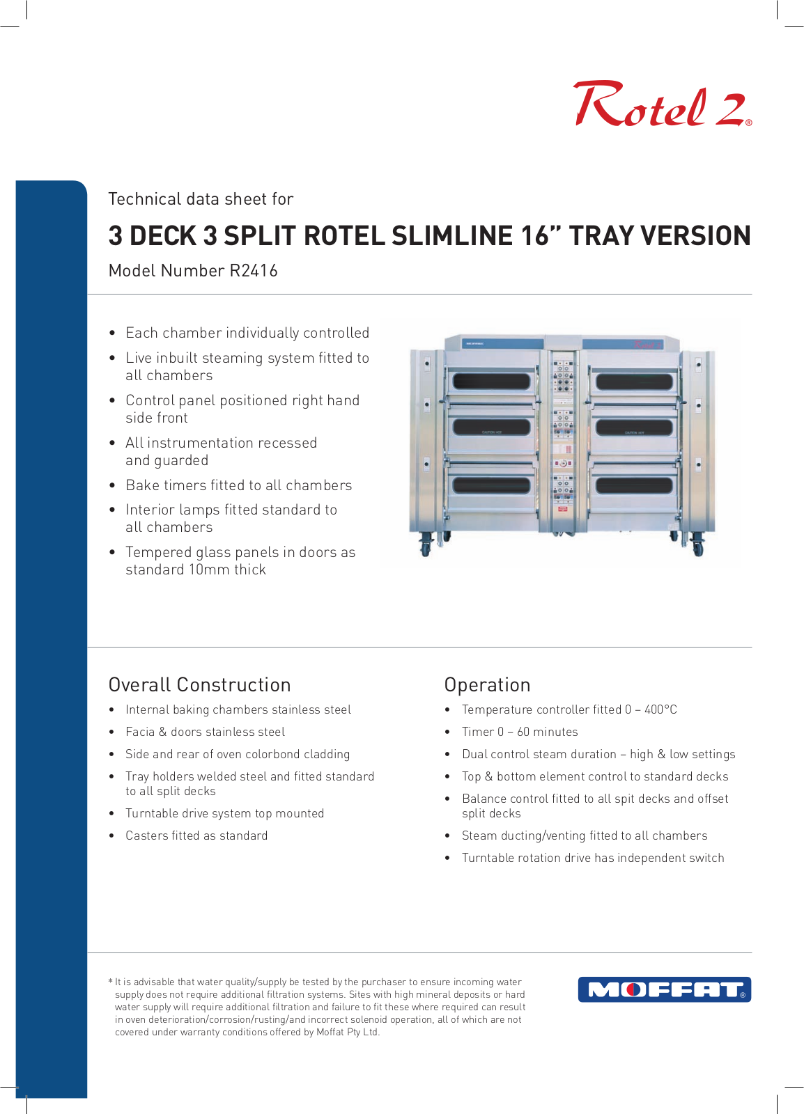 Moffat R2416 User Manual