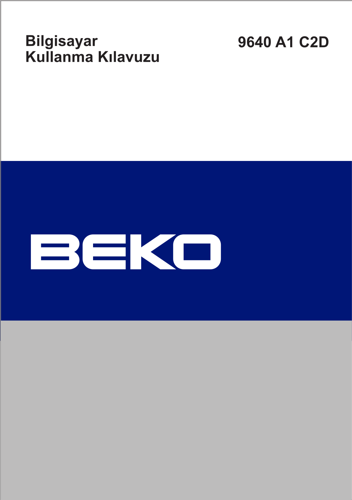 Beko 9640 A1 C2D Manual