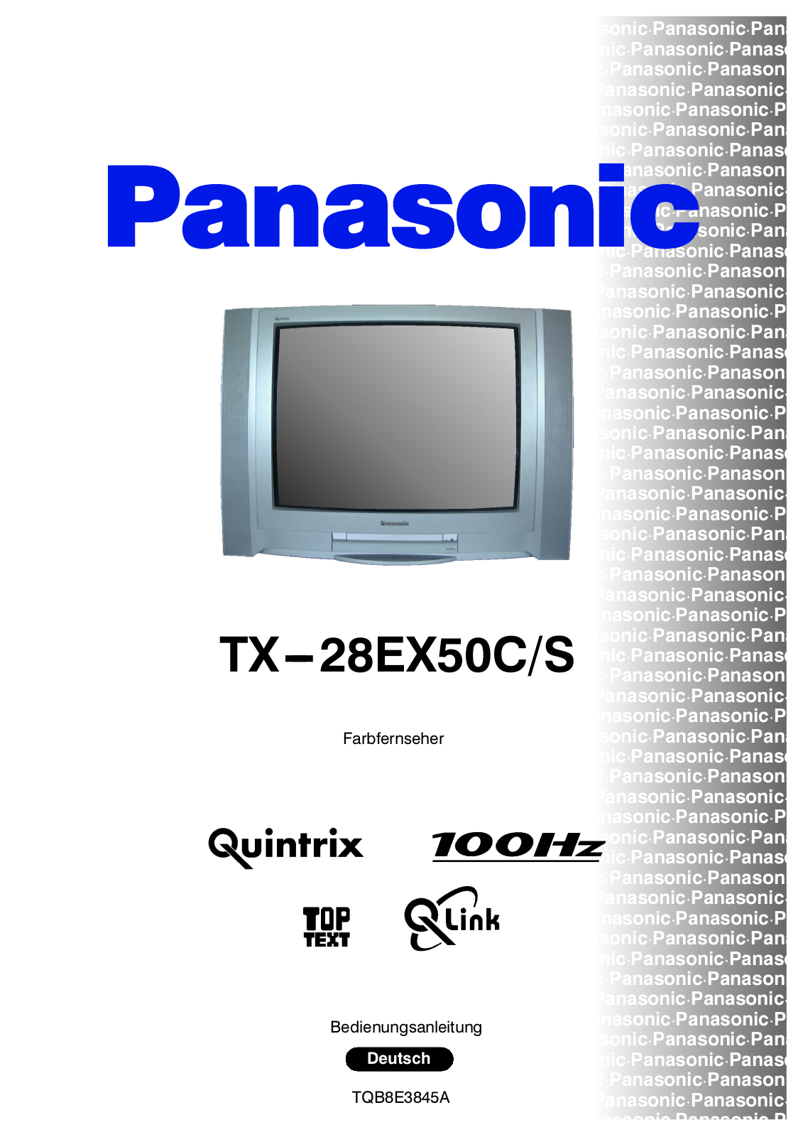 PANASONIC TX-28EX50CS User Manual