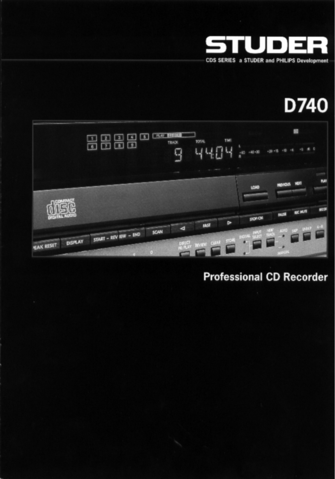 Studer D-740 Brochure