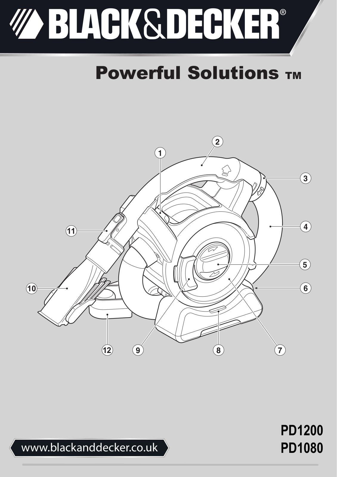 Black & Decker PD1080, PD1200 User Manual