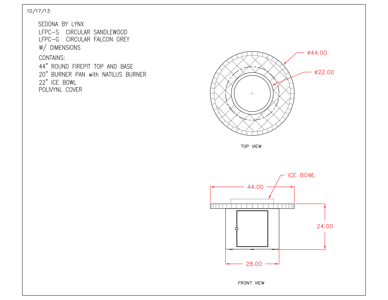 Lynx LFPCCNG User Manual