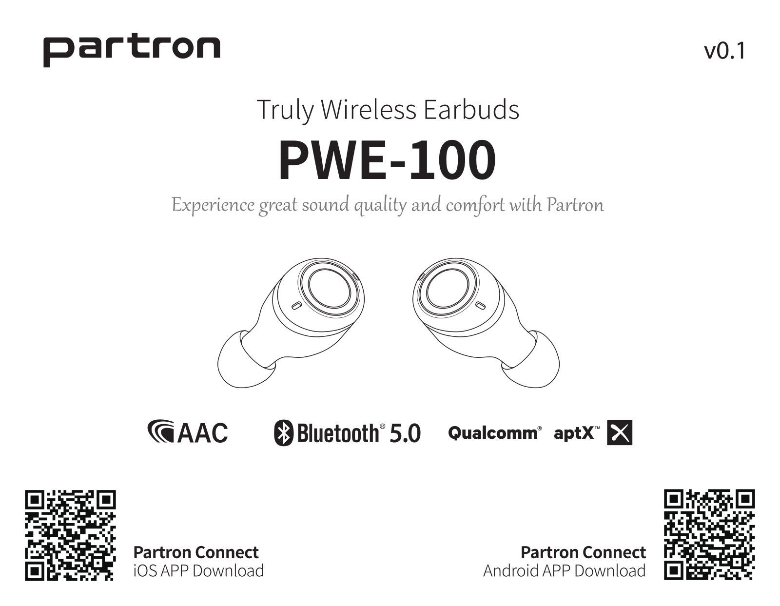 PARTRON PWE100 User Manual