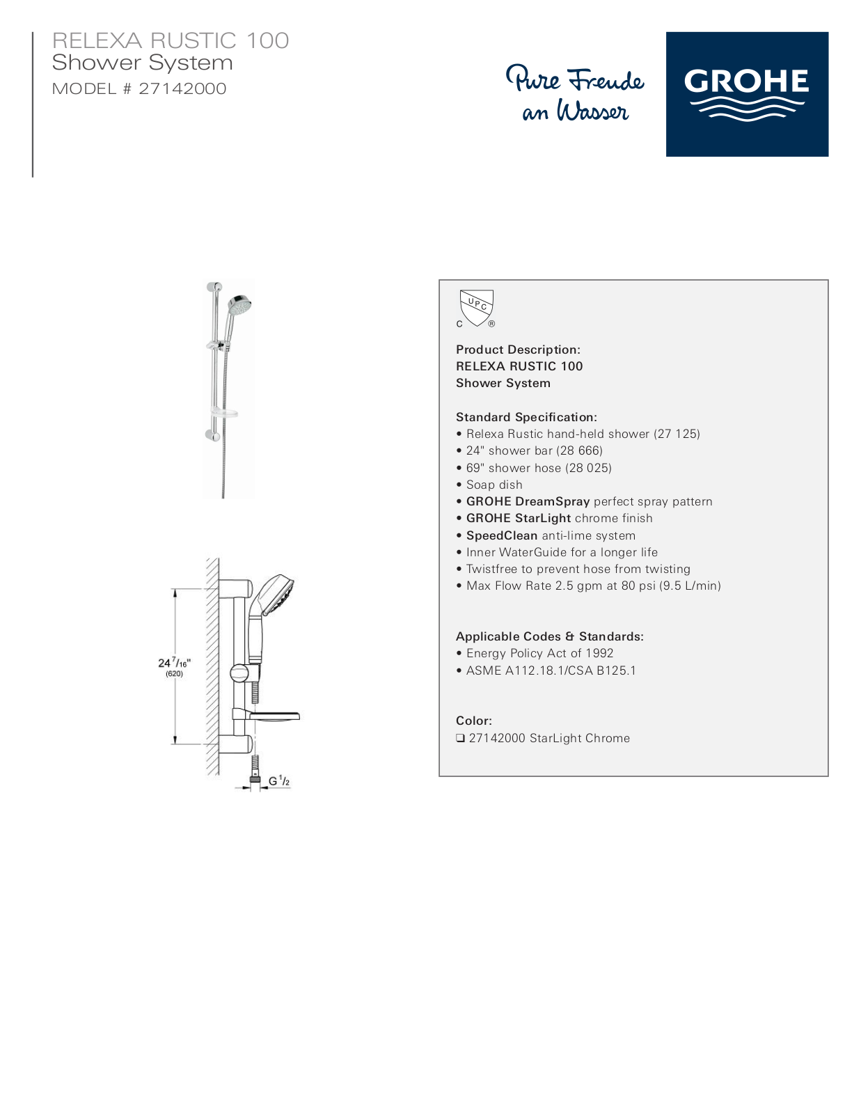 GROHE GRH3508 Specifications - ManualMachine.com