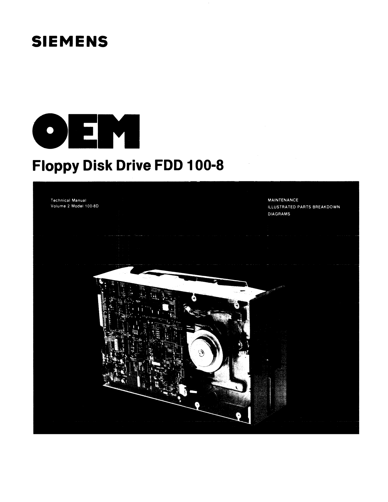 Siemens FDD 100-8 Service Manual