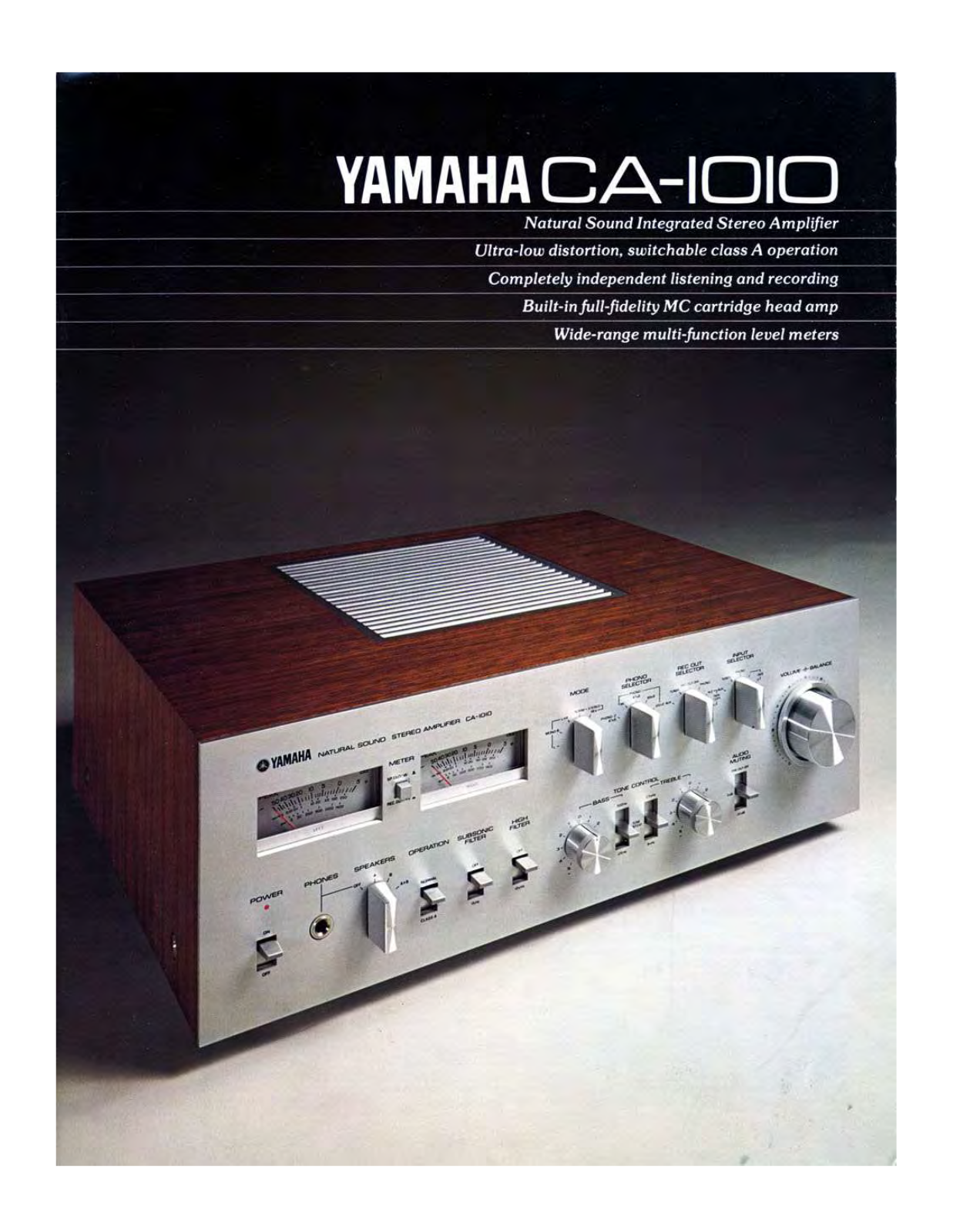 Yamaha CA-1010 Service manual