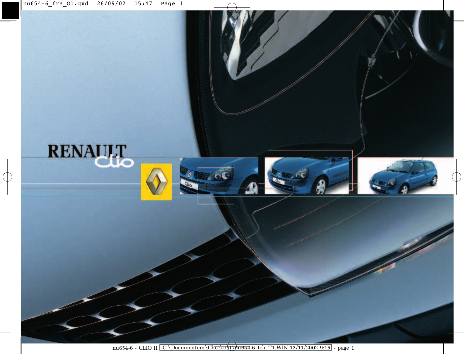 Renault Clio 2002 User Manual