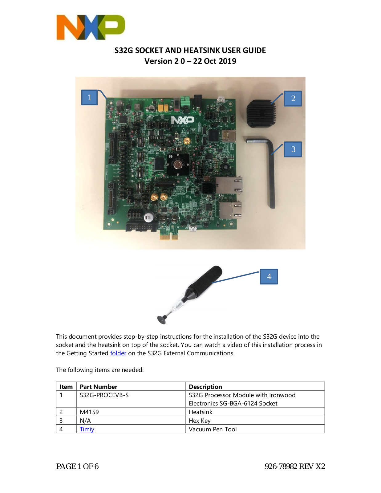 NXP S32G User Manual