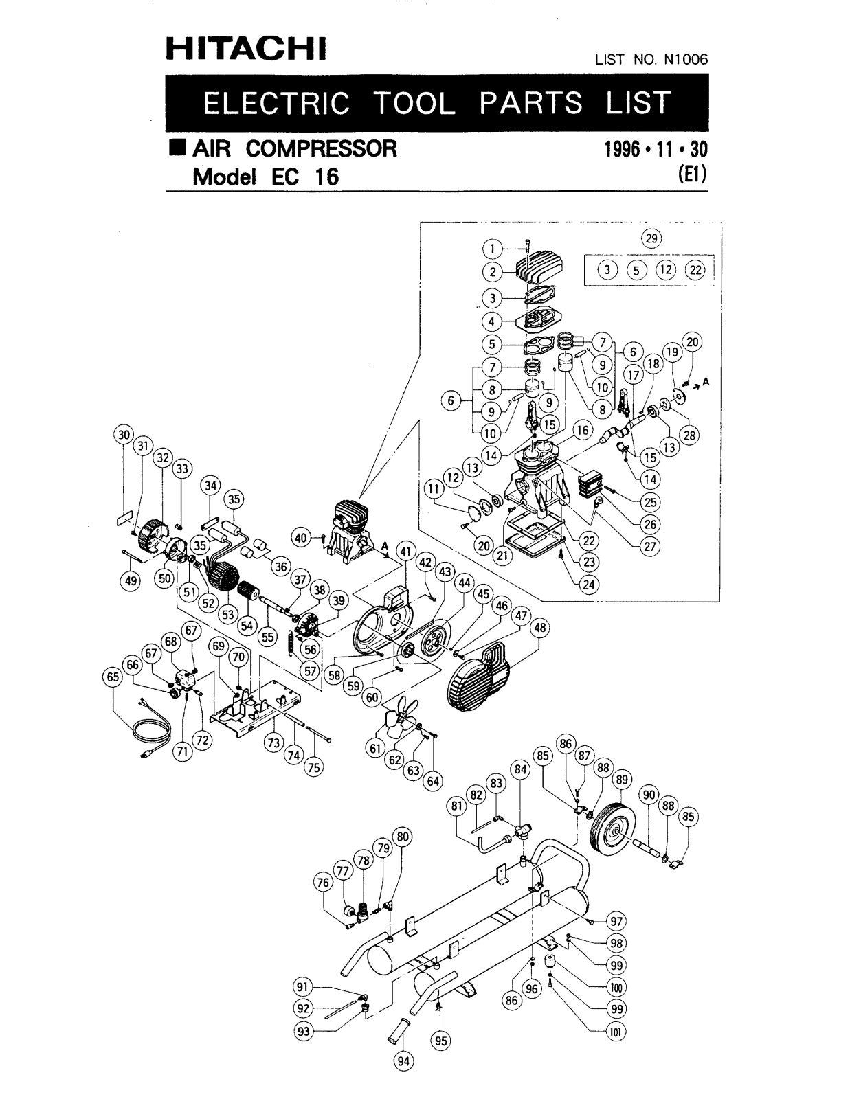 Hitachi EC16 User Manual