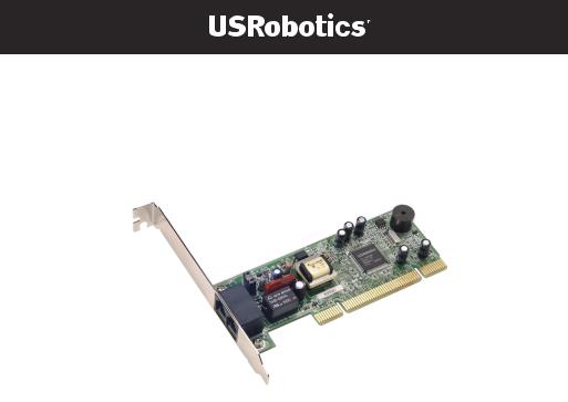 US ROBOTICS 56K PCI FAXMODEM V92 User Manual