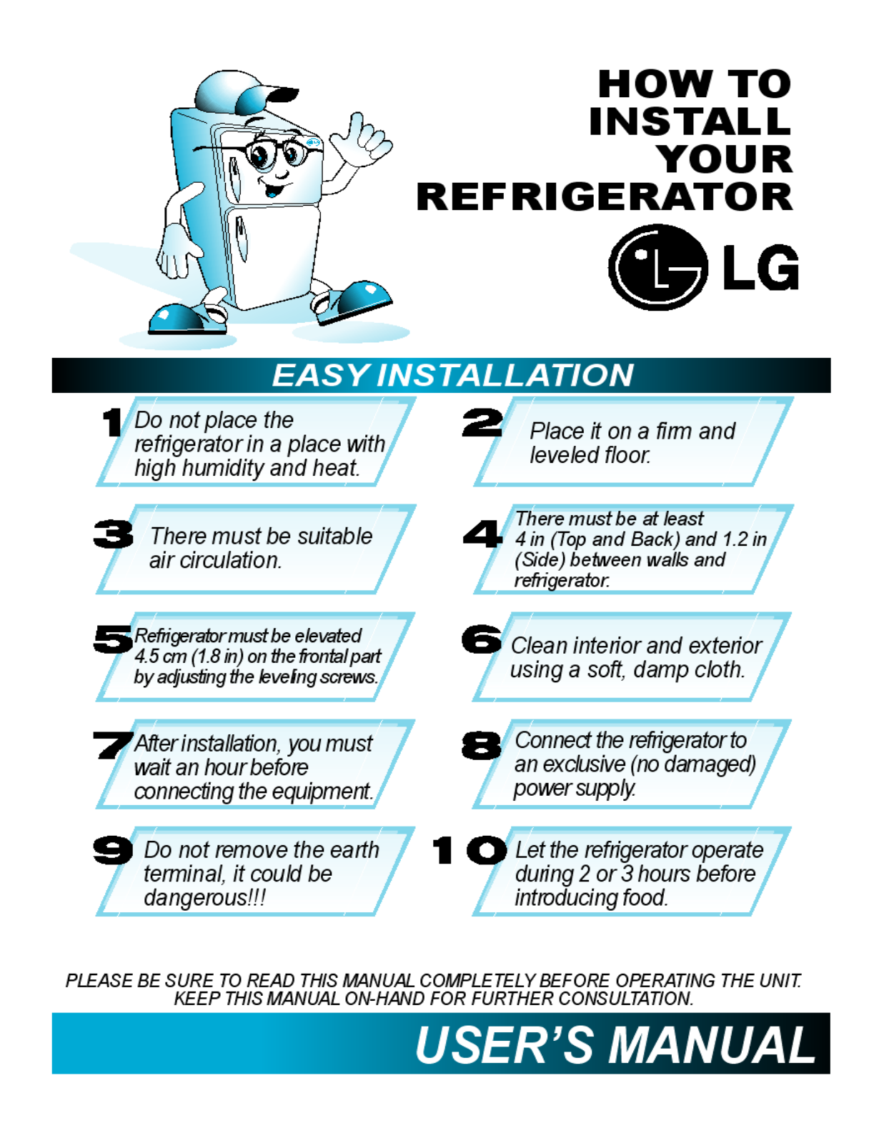 LG GM-392SC, GM-312SC Owner’s Manual