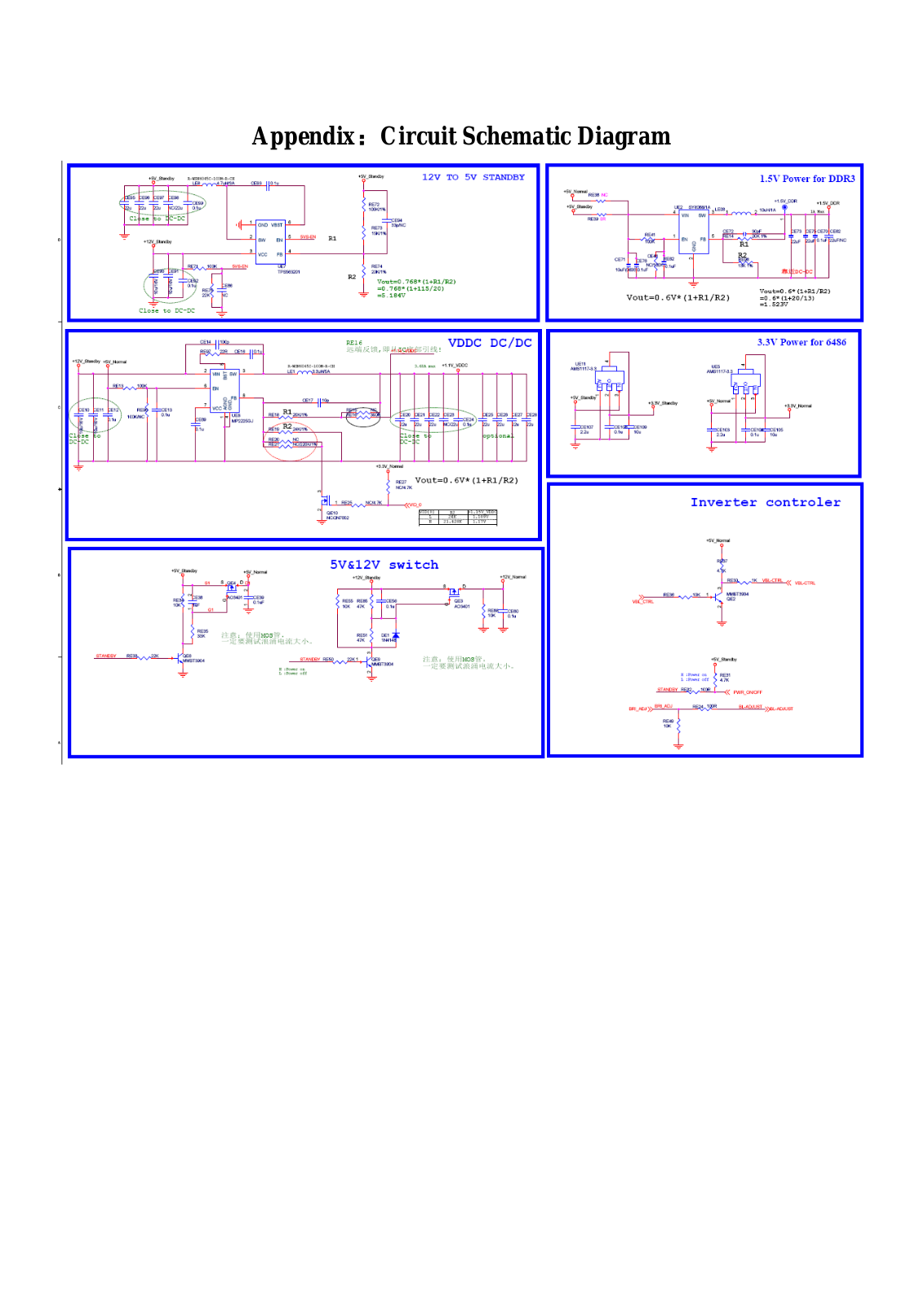 Changhong NFTV-MS6486 Schematic