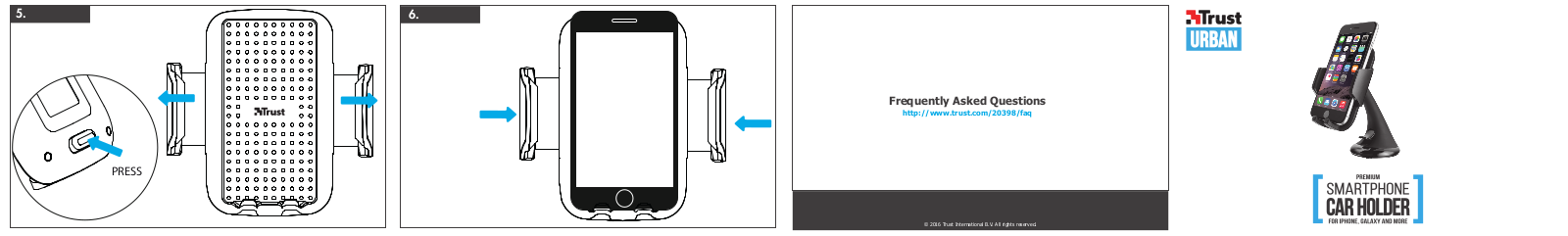 Trust 20398, Car Holder Urban Premium User guide